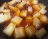 冬瓜の鶏そぼろあん作り方3写真