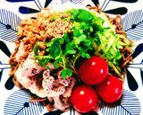 豚肉山芋☆和そば♪お箸が止まらない！旨作り方8写真