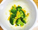 ブロッコリーとコーンのカレーマリネ作り方4写真