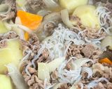 学校給食風👨🍳とろットロっ🥩🥔肉じゃが🍲作り方5写真
