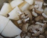 蕪とにら入りつみれの煮物作り方3写真