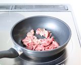 焼き豆腐もっと美味しく【焼き塩豆腐（焼肉乗せ）】作り方4写真
