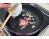 ベーコンとかぶのペペロンチーノ風★動画★作り方10写真