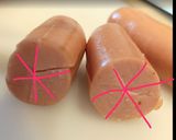 お弁当に♪レンジで15秒！お花ウインナー作り方1写真