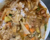 お一人様野菜たっぷり上海風焼きそば味炒飯作り方16写真