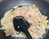 ツナとネギの和風パスタ作り方1写真