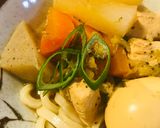 おでんを使った●煮込みうどん作り方3写真