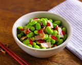 レンジで★枝豆とベーコンの和風ペペロンチーノ作り方6写真