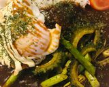 レトルト●アスパラ＆ゴーヤーの目玉カレー作り方3写真