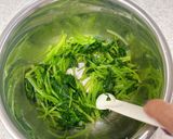 湯通し三つ葉と焼き海苔のナムル作り方5写真