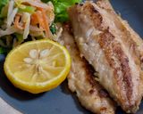 鯵のこんがり米粉焼き♪作り方4写真