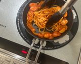 ワンパンで♪濃厚トマト味♪鉄板ナポリタン作り方8写真