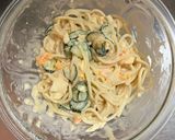 牡蠣醤油で作る「和風スパサラ」作り方8写真