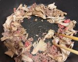 まいたけ×合いびき肉味噌風作り方1写真