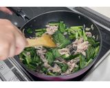 豚肉と小松菜の塩にんにく炒め★動画あり★作り方10写真