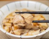 秋の絶品・鶏きのこ汁と蕎麦作り方6写真