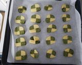 不器用抹茶（他も）アイスボックスクッキー作り方4写真