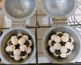 可愛い⚽️まんまるサッカーボールチョコパン作り方13写真
