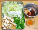 きゃべつと厚揚げの回鍋肉風作り方1写真