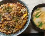 ソースたっぷり!豚肉とたまごの丼作り方7写真