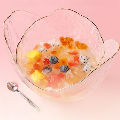 桃膠とフルーツのデザートドリンク｜缶詰で手軽に：工程5