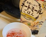 【オートミール】カニ玉雑炊作り方1写真