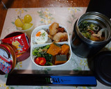 絹厚揚げと薩摩芋と舞茸の味噌汁作り方11写真