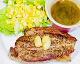 元ハンバーグ職人のラム肉の柔らかステーキ作り方21写真