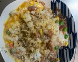 レンジ簡単中華風ビビンバ味炒飯弁当作り方10写真