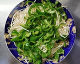 レンジで簡単♬ ピーマンと もやしの 塩昆布和え作り方2写真
