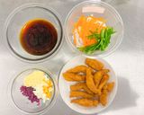 ピンクの柴漬けタルタルチキン南蛮漬け作り方3写真