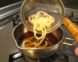 干しうどんで作る醤油&かけうどん作り方6写真