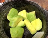 脳疲労対策に！うなぎ卵の長芋アボカド丼作り方1写真