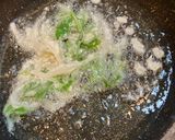 白魚と芹の小さなかき揚げ☘️作り方3写真