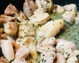 鶏肉のガーリックマーガリンソテー炙り焼風作り方2写真