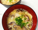 旨和だれで椎茸かき玉汁作り方4写真