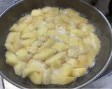 りんごのコンポート（レモン風味）作り方1写真