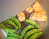 サバと卵とスナップエンドウのカレー炒め作り方6写真