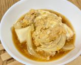豆腐でかさ増し！親子丼作り方4写真
