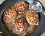 おかんレシピ𓀤𓀣基本𓀢𓀤ハンバーグ作り方5写真