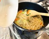【カット野菜で】味噌クッパ作り方2写真