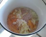 【離乳食中期】白菜とにんじんのだし煮作り方2写真