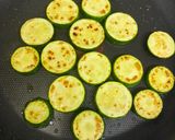 簡単‼️ズッキーニと豚こまのしょう油炒め作り方1写真