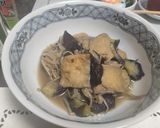 茄子と油揚げとえのきの煮びたし作り方6写真