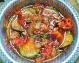 【ズッキーニと挽き肉】🇱🇧中東レバノンのトマト煮🍅作り方7写真