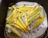 エアフライヤーで焼いたコーンスナック作り方3写真