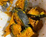 【手抜き料理/5分】カポチャの胡麻和え作り方5写真