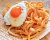 うどんの塩麹ナポリタン作り方4写真