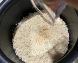 炊飯器で簡単たけのこおこわ作り方5写真