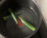 オクラと鶏胸肉の梅和え作り方2写真